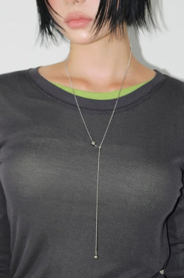 SPHERE LONG NECKLACE